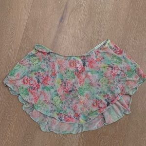 Floral ballet skirt